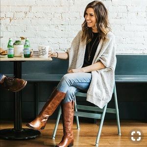 Frye Melissa Button Boot, cognac, Brown